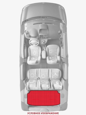 ЭВА коврики «Queen Lux» багажник для Lincoln MKX